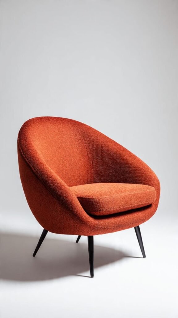 Custom armchair upholstery stitching detail in Dubai