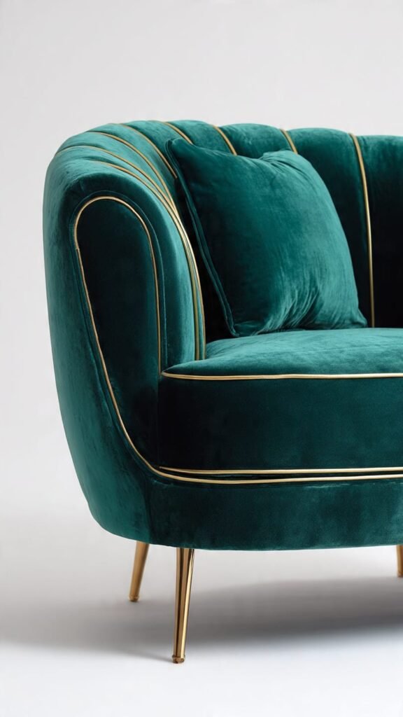 Armchair frame and cushion upholstery in Dubai