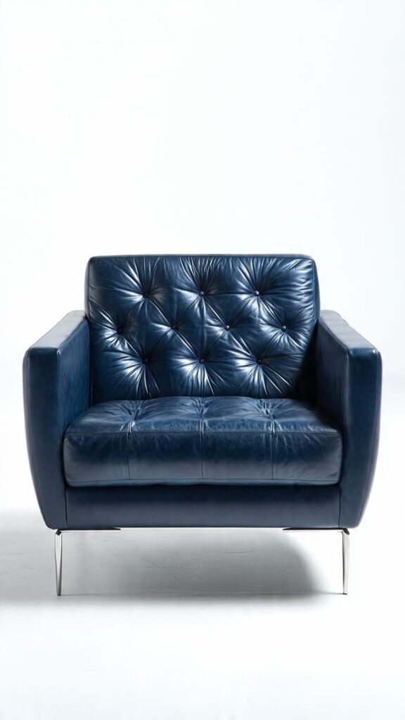 Armchair upholstery craftsmanship in Dubai workshop