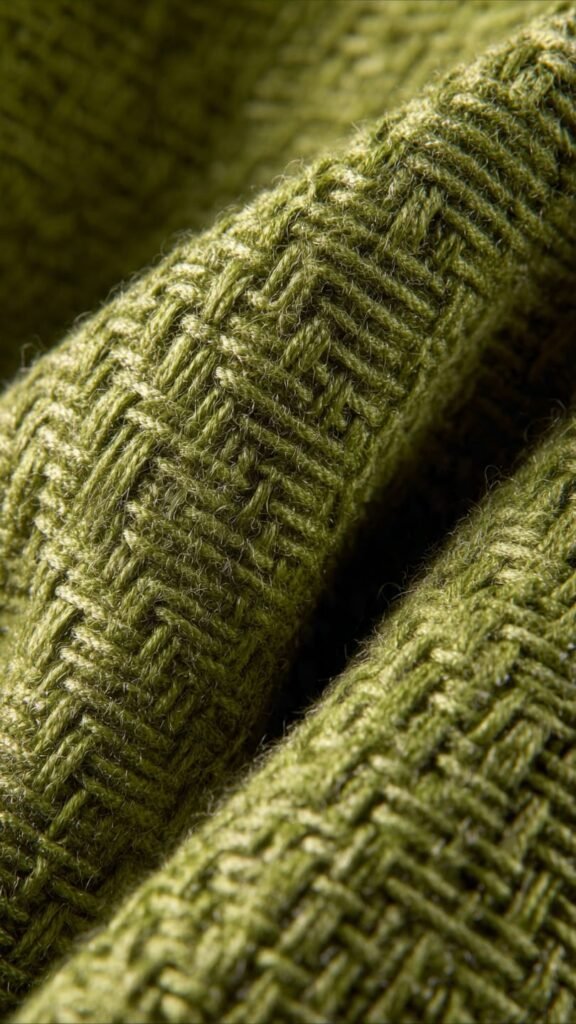 Leather fabric option for armchair upholstery