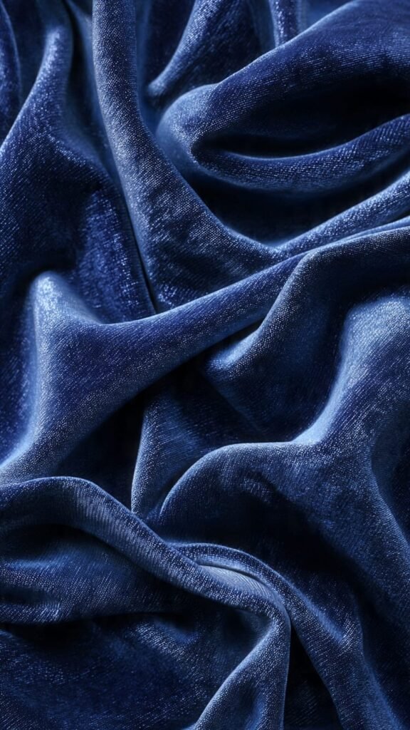 Velvet fabric option for armchair upholstery