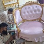 Armchair upholstery project 12 completed in Dubai